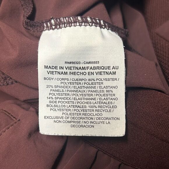 Nike Dri-Fit Red Jogger Sweatpants Size XS Zipped Pockets Athletic Activewear - Picture 7 of 11